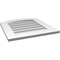 Ekena Millwork Arch Top Surface Mount PVC Gable Vent: Functional, w/ 3-1/2"W x 1"P Standard Frame, 22"W x 24"H GVPAR22X2401SF - alternate 3